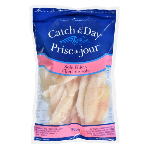 Catch Of The Day Frozen Sole Fillets 800 g