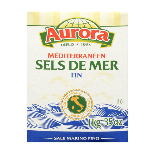 Aurora Mediterranean Sea Salt Fine 1 kg