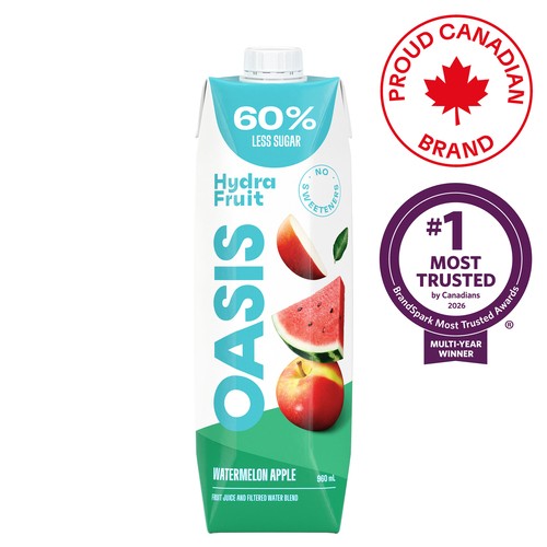 Oasis Hydrafruit Juice Watermelon Apple 960 ml
