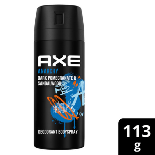 Axe Deodorant Bodyspray Anarchy Dark Pomegranate & Sandalwood 113 g