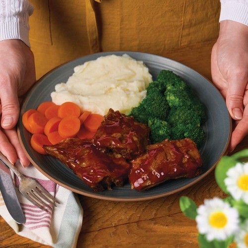 Pebbles Dinner Meals BBQ Back Ribs 600 g