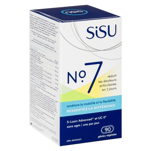 Sisu Supplement No. 7 Reduce Joint Pain Formula 90 Vegetable Capsules
