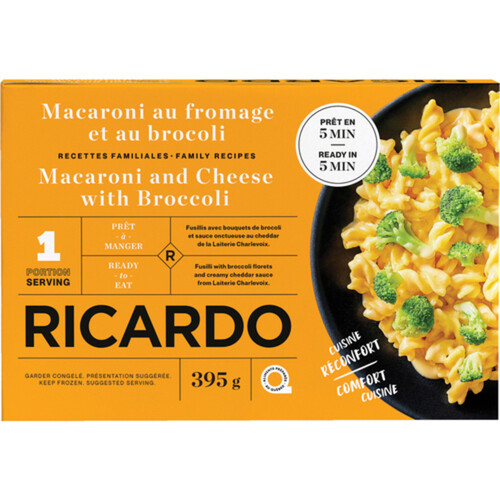 RICARDO Frozen Meal Broccoli Mac And Cheese 395 g