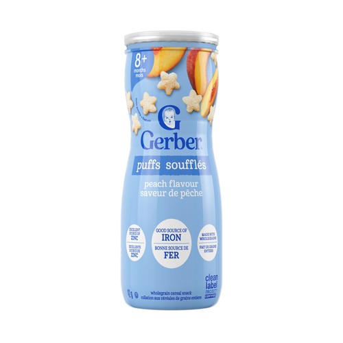 Gerber Graduates Peach Puffs 42 g