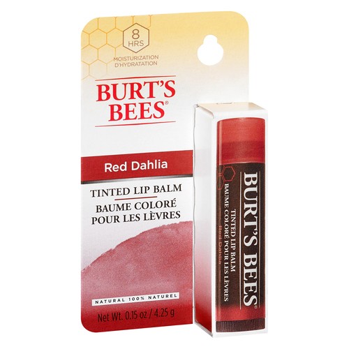 Burt's Bees Tinted Lip Balm Red Dahlia Carded 4.25 g