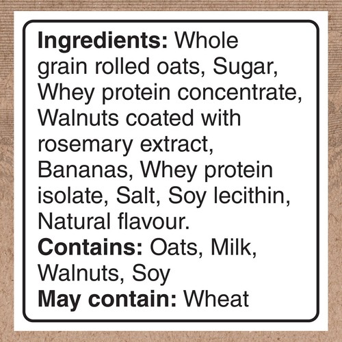 Quaker Protein+ Instant Oatmeal Banana Nut 6 Packets 366 g