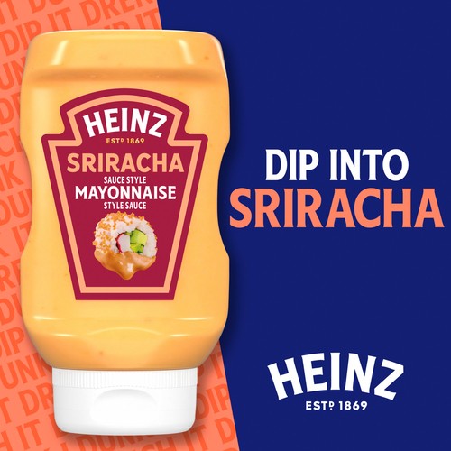 Heinz Mayonnaise Style Sauce Sriracha 340 ml