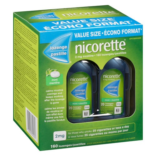 Nicorette Anti-smoking Aids 2mg Mint 160 Lozenges