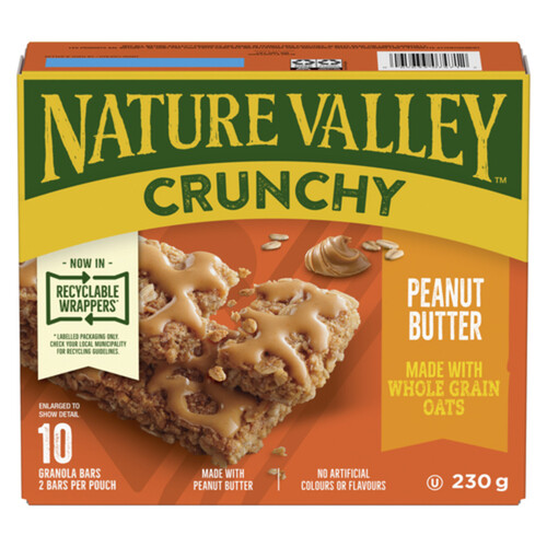 Nature Valley Granola Bars Crunchy Peanut Butter 10 x 23 g