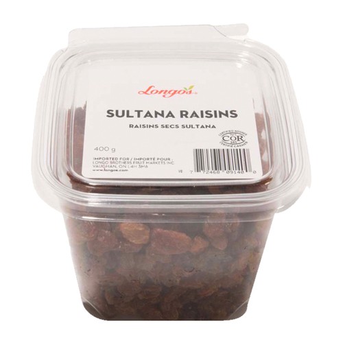 Longo's Sultana Raisins 400 g
