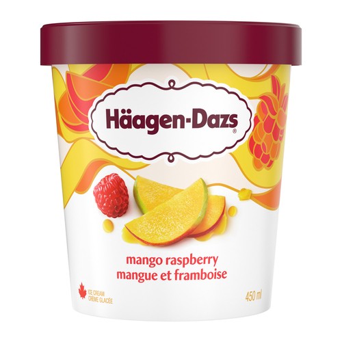 Haagen-Dazs Ice Cream Mango Raspberry 450 ml