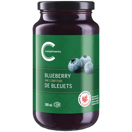 Compliments Jam Blueberry 500 ml