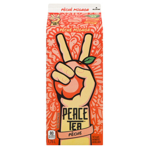 Peace Tea Iced Tea Peach Party 1.75 L (can)