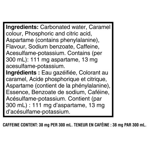 Diet Coke Soda 8 x 300 ml (bottles)