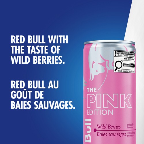 Red Bull Energy Drink Pink Edition Wild Berries 4 x 250 ml (cans)