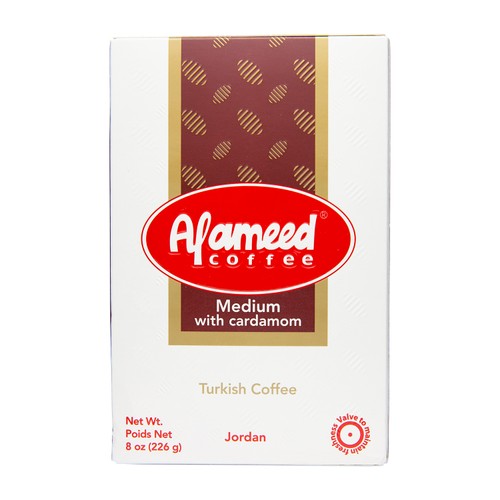Alameed Medium Coffee With Cardamom 226 g