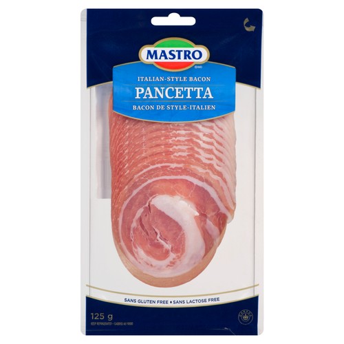Mastro Gluten-Free Pancetta Sliced Meat 125 g