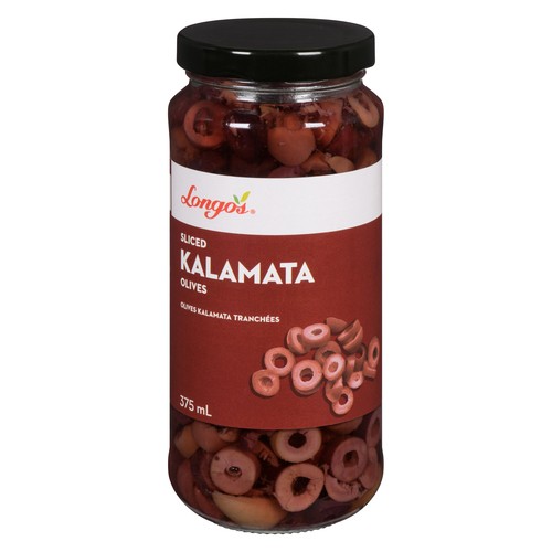Longo's Olives Jar Kalamata Sliced 375 ml