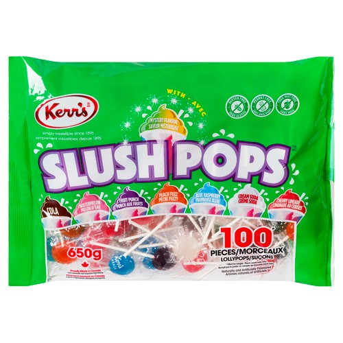 Kerr's Slush Pops Lollypops 650 g