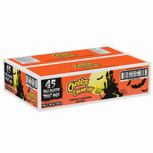 Cheetos Crunchy Halloween Treat Bags 45 Pack Cheese 720 g - Voilà Online  Groceries & Offers