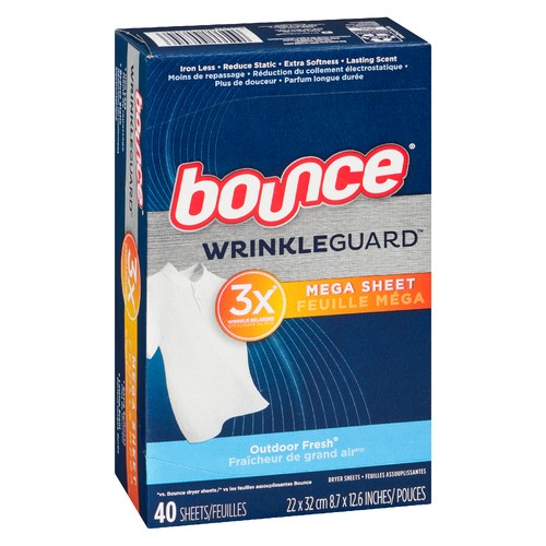 Bounce Fabric Softener Sheets Outdoor Fresh 40 Count