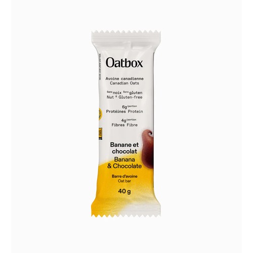 Oatbox Oat Bar Banana Chocolate 40 g