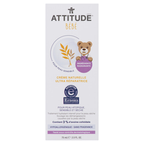 Attitude Baby Natural Deep Repair Cream 75 ml