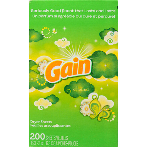 Gain Laundry Sheets Original 200 EA