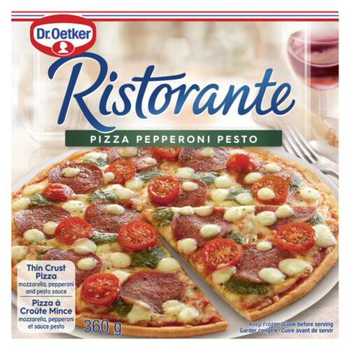Dr. Oetker Ristorante Frozen Pizza Pepperoni Pesto 360 g