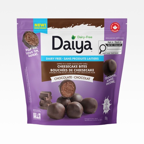 Daiya Foods Dairy-Free Cheesecake Bites Chocolate 170 g