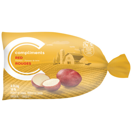 Compliments Potato Red Poly Bag 4.54 kg