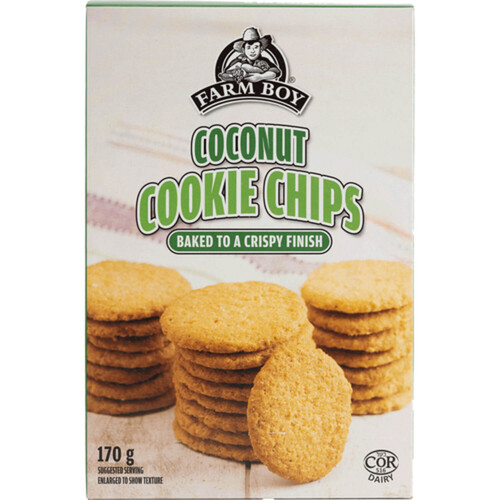 Farm Boy Cookie Chips Toasted Coconut 170 g