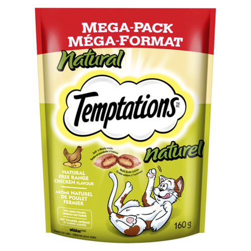 Temptations All Natural Chicken Cat Food 160 g