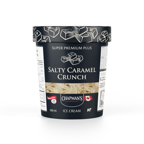 Chapman's Super Premium Plus Ice Cream Salty Caramel 500 ml