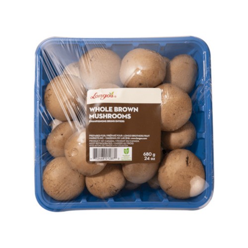 Longo's Whole Mushroom Brown 680 g