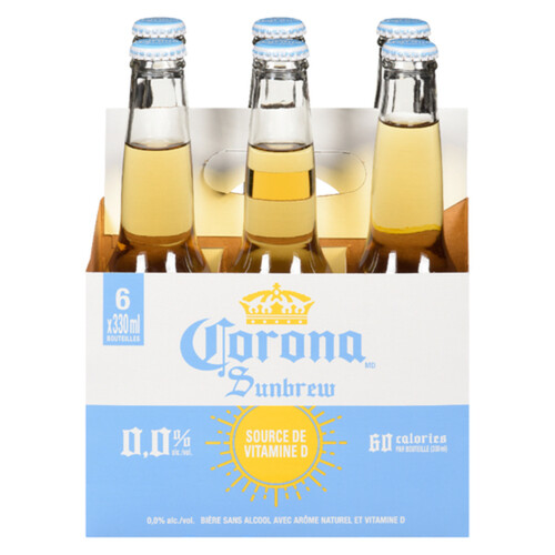 Corona Sunbrew Non Alcoholic Beer 6 x 330 ml (bottles)