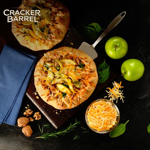 Cracker Barrel Shredded Cheese Mozza Cheddar 320 g