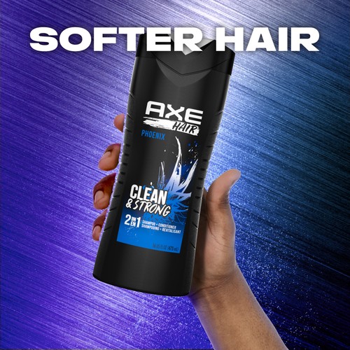Axe 2-In-1 Shampoo And Conditioner Phoenix For Clean & Strong Hair 473 ml