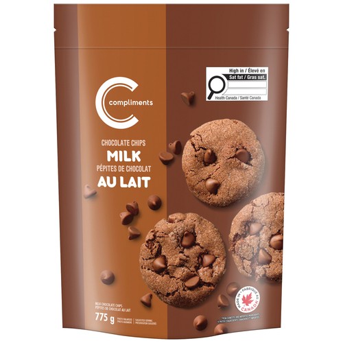 Compliments Milk Chocolate Chips 775 g