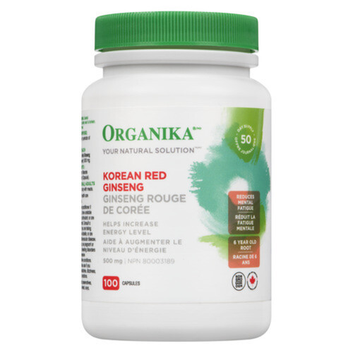 Organika Korean Red Ginseng 100 Capsules