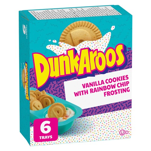 DunkAroos Vanilla Cookies Rainbow Chip Frosting 6 x 28 g