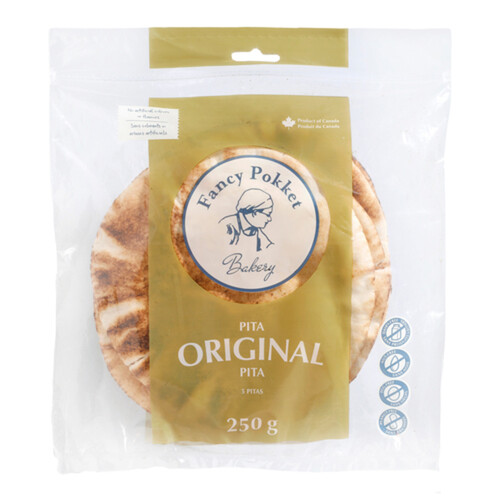 Fancy Pokket Bakery Pita Bread Original 5 x 50 g