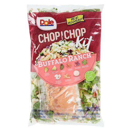 Dole Chop Chop Salad Kit Buffalo Ranch 343 g
