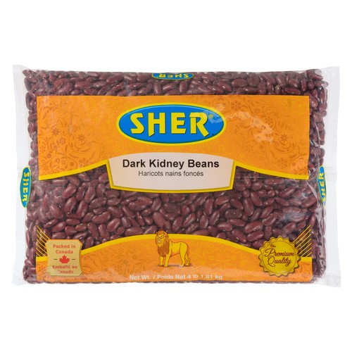 Sher Kidney Beans Dark Red 1.814 kg