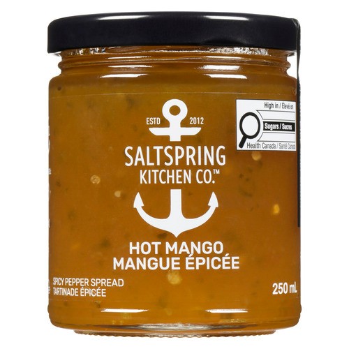 SaltSpring Kitchen Ltd Pepper Spread Hot Mango 250 ml