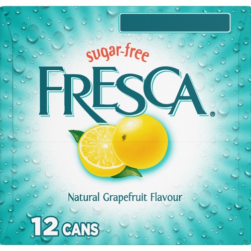 Fresca Sugar-Free Soda Grapefruit 12 x 355 ml (cans)