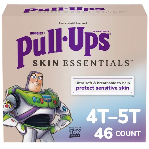 Pull-Ups Boys' Skin Essentials Training Pants 4T-5T 46 Ct