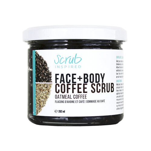 Scrub Inspired Oatmeal Coffee Face & Body Scrub 282 g