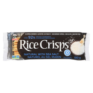 Hot-Kid Gluten-Free Rice Crisps Natural With Sea Salt 100 g