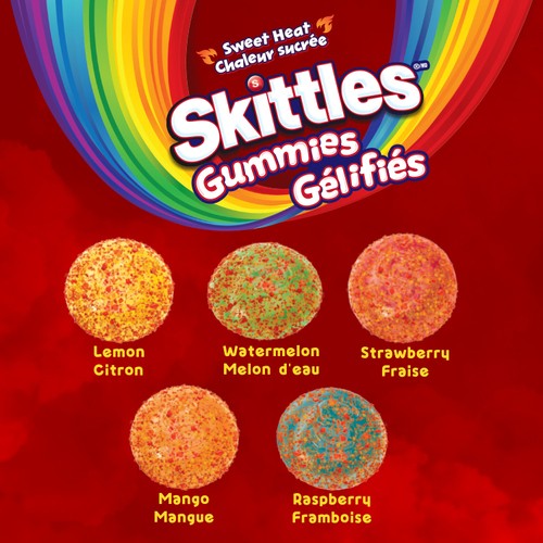 Skittles Gummies Candy Sweet Heat 164 g